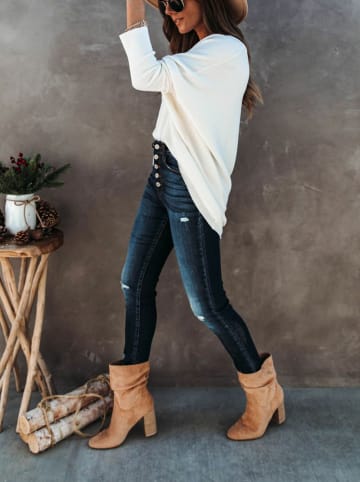 Milan Kiss Pullover in Creme