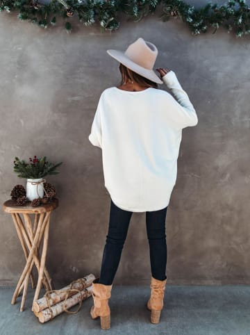 Milan Kiss Pullover in Creme