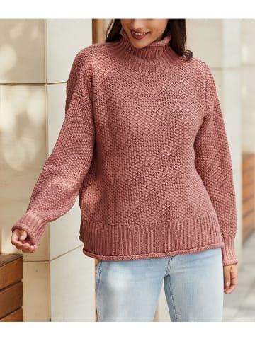 Milan Kiss Sweter w kolorze jasnoróżowym