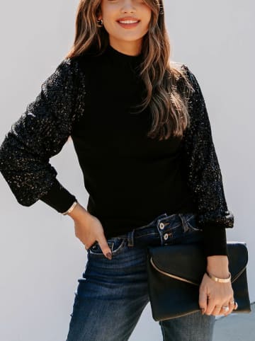 Milan Kiss Bluse in Schwarz