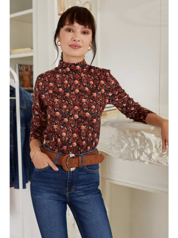 Milan Kiss Blouse bruin/meerkleurig