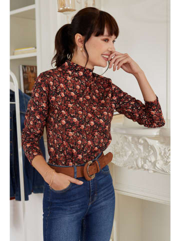 Milan Kiss Blouse bruin/meerkleurig