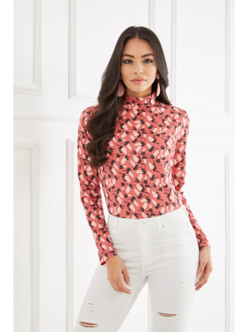 Milan Kiss Longsleeve koraalrood/zwart