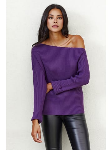Milan Kiss Sweter w kolorze fioletowym