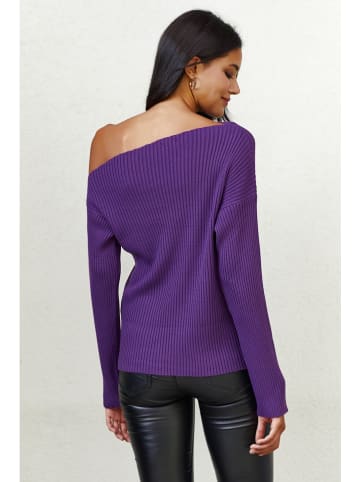 Milan Kiss Sweter w kolorze fioletowym