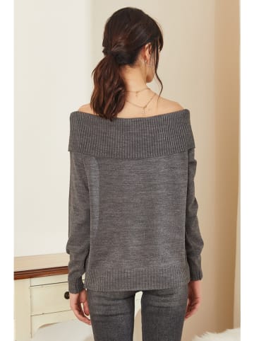 Milan Kiss Pullover in Anthrazit