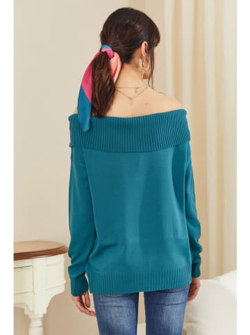 Milan Kiss Trui turquoise