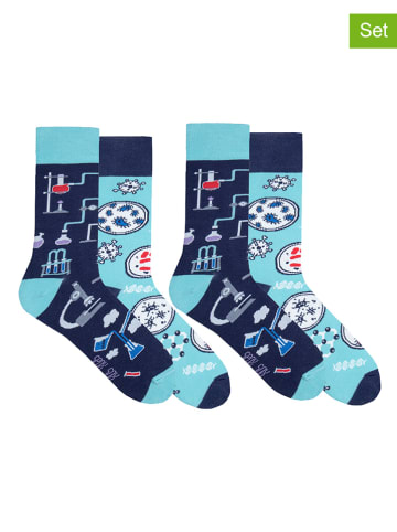 Spox Sox 2-delige set: sokken blauw