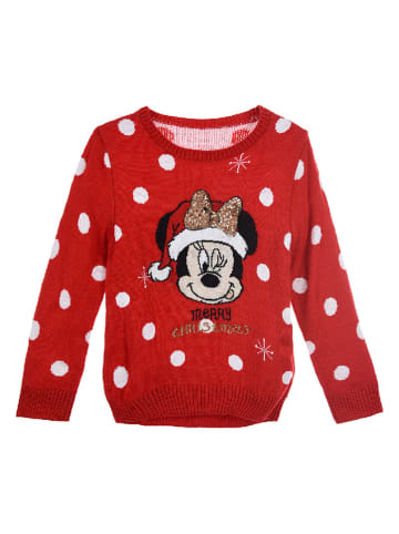 Disney Minnie Mouse Pullover "Minnie" in Rot