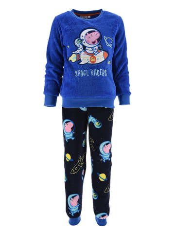 Peppa Pig Pyjama "Peppa Pig" in Blau/ Dunkelblau