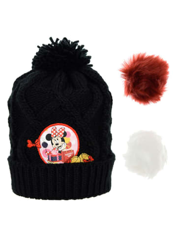 Disney Minnie Mouse Mütze "Minnie" in Schwarz