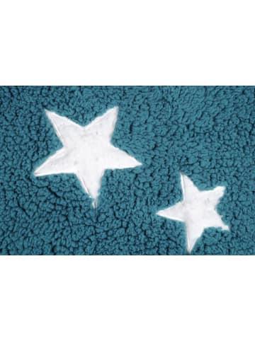 STOF France Poncho "Lovea" blauw - (L)75 x (B)100 cm