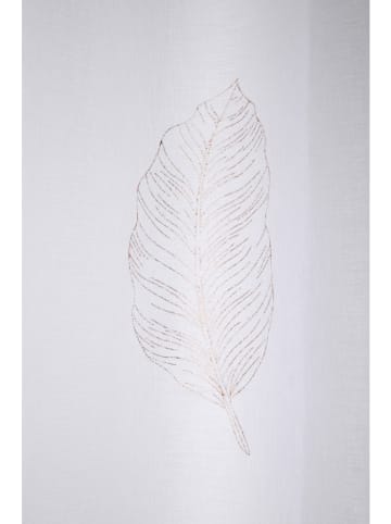STOF France Ösengardine "Vibes" in Weiß - (L)260 x (B)140 cm