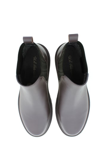 U.S. Polo Assn. Skórzane sztyblety "Karma" w kolorze ciemnobrązowym