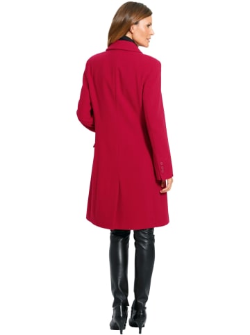 Heine Wollen mantel rood