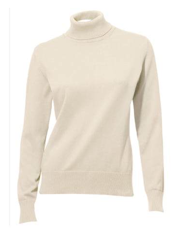 Rollkragenpullover in Creme