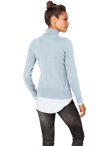 Heine Rollkragenpullover in Hellblau