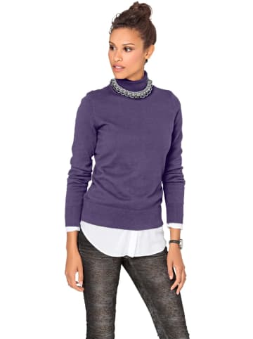 Heine Rollkragenpullover in Lila