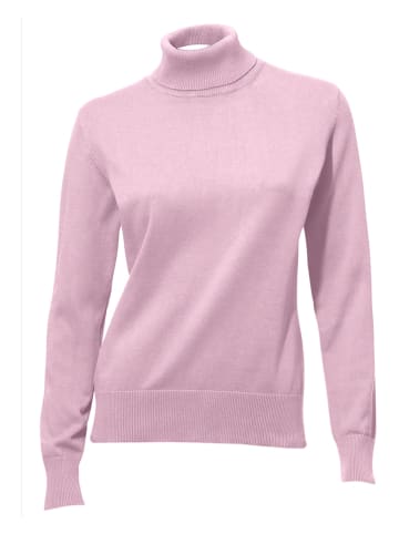 Heine Rollkragenpullover in Rosa