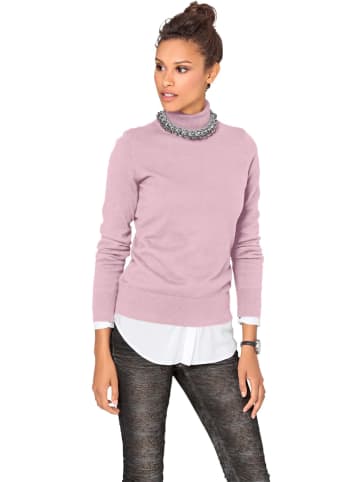 Heine Rollkragenpullover in Rosa