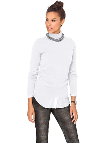 Heine Rollkragenpullover in Weiß