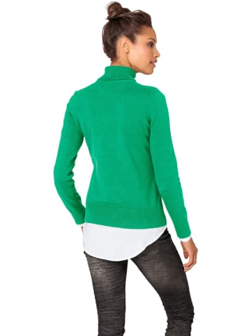 Heine Rollkragenpullover in Grün