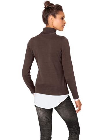 Heine Rollkragenpullover in Braun