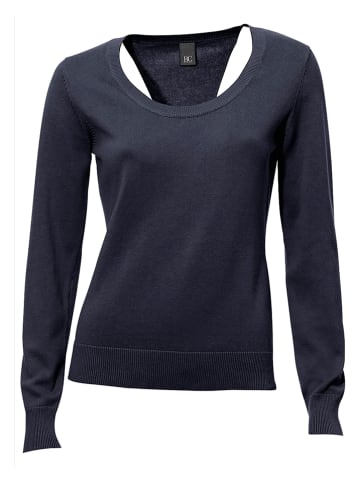 Heine Sweter w kolorze granatowym