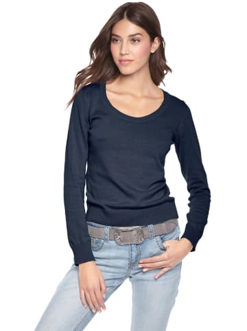 Heine Sweter w kolorze granatowym