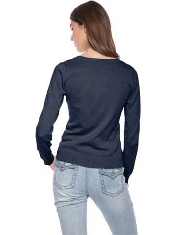Heine Sweter w kolorze granatowym
