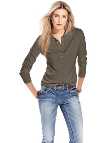 Heine Sweter w kolorze khaki