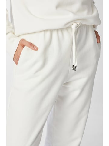 Rich & Royal Spodnie dresowe w kolorze białym