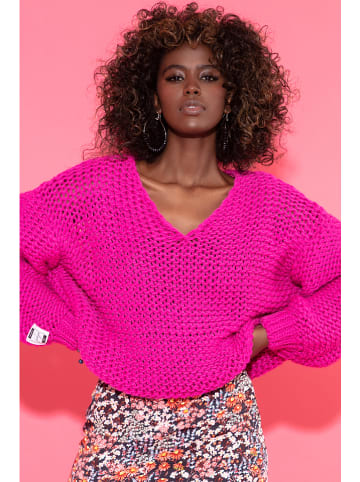 fobya Sweter w kolorze różowym