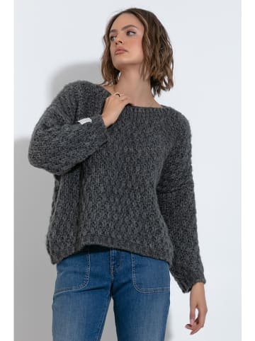 fobya Sweter w kolorze szarym
