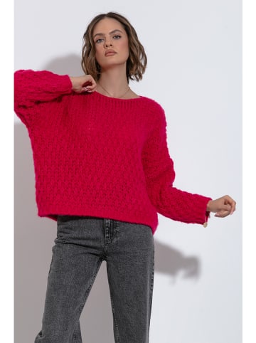 fobya Sweter w kolorze różowym