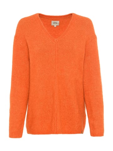 Camel Active Sweter w kolorze pomarańczowym