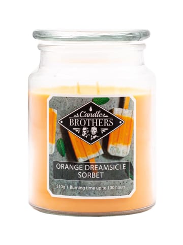 Candle Brothers Geurkaars "Orange Dreamsicle" oranje - 510 g
