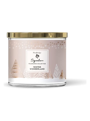 Woodbridge Geurkaars "Winter Wonderland" beige - 410 g