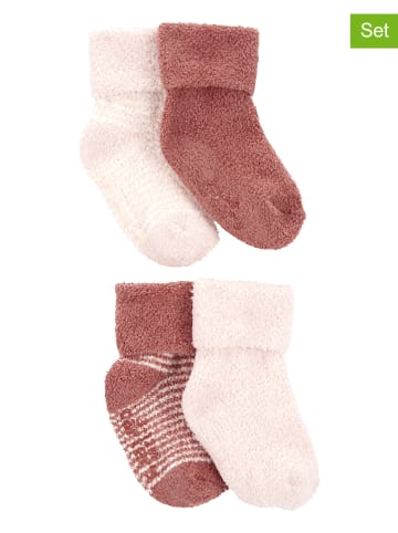 Carter's 4-delige set: sokken roze/lichtroze