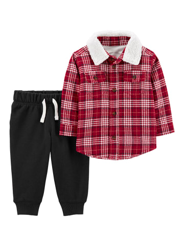Carter's 2tlg. Outfit in Rot/ Schwarz