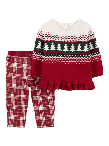 carter's 2-delige outfit rood
