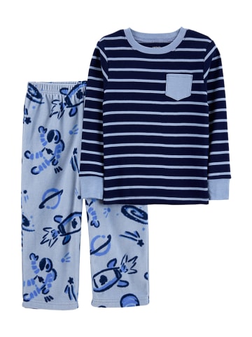 Carter's Pyjama lichtblauw/donkerblauw