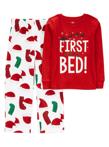 Carter's Pyjama rood/wit