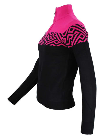 Peak Mountain Sweter w kolorze różowo-czarnym