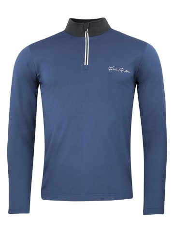 Peak Mountain Koszulka funkcyjna "Canthos" w kolorze niebiesko-czarnym