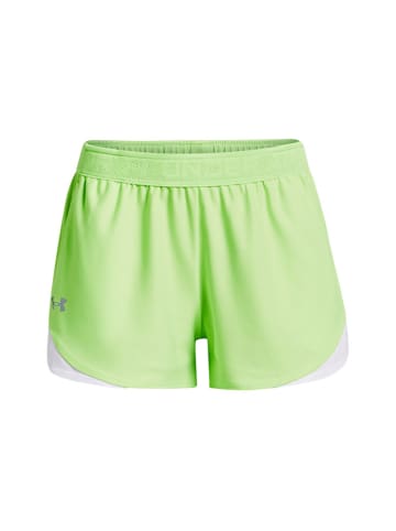 Under Armour Szorty sportowe w kolorze zielono-białym