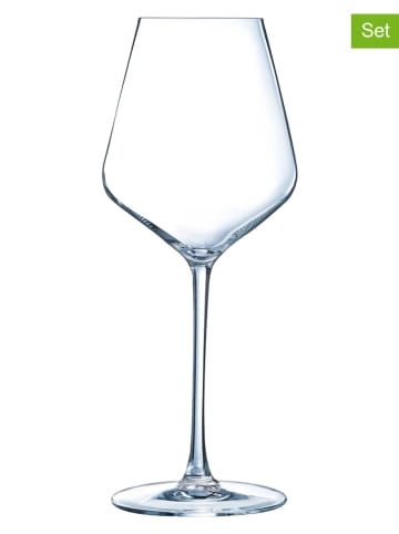 CRISTAL D´ARQUES 6-delige set: rodewijnglazen "Universal" - 280 ml
