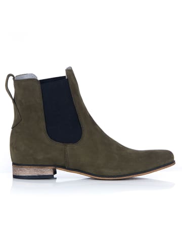 Zapato Leder-Chelsea-Boots in Khaki