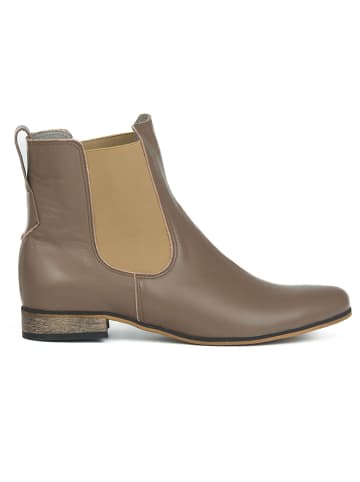 Zapato Leren chelseaboots lichtbruin