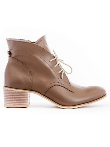 Zapato Leder-Ankle-Boots in Braun